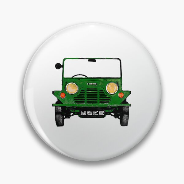 Item preview, Classic Vintage Mini Moke Pop Art Dark Army Green designed and sold by uaidatherne.
