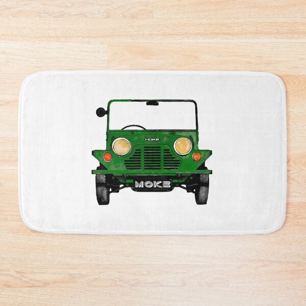 Item preview, Classic Vintage Mini Moke Pop Art Dark Army Green designed and sold by uaidatherne.