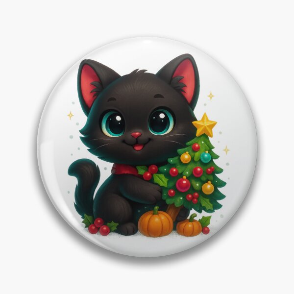 Item preview, Christmas Tree Cat | Cozy Christmas Cat designed and sold by PrintCreations9.