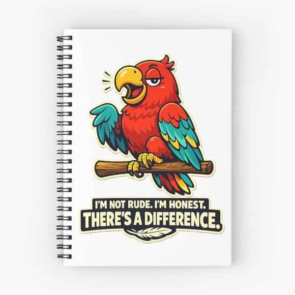 Item preview, I'm Not Rude I'm Honest Funny Sassy Parrot Shirt designed and sold by InkStinct-Store.