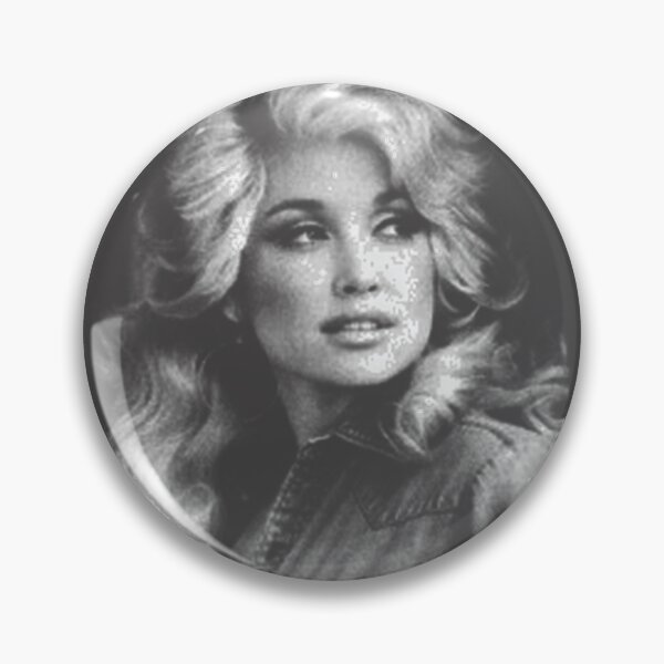 Item preview, Dolly Parton Black Halftone Art Design designed and sold by Lillypunk02.