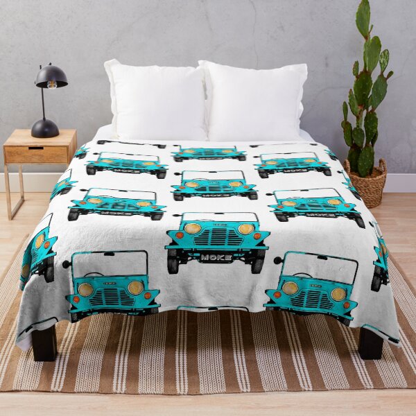 Item preview, Classic Vintage Mini Moke Pop Art Light Blue Turquoise designed and sold by uaidatherne.