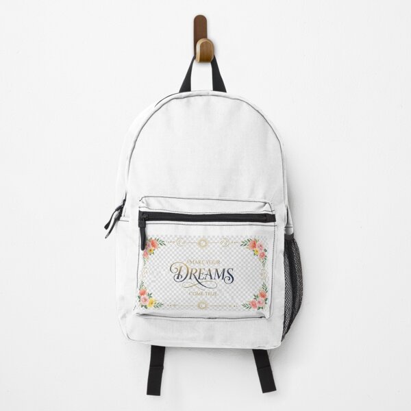 Item preview, Make Your Dreams Come True - Elegant Floral Quote designed and sold by RradhaDesigns.