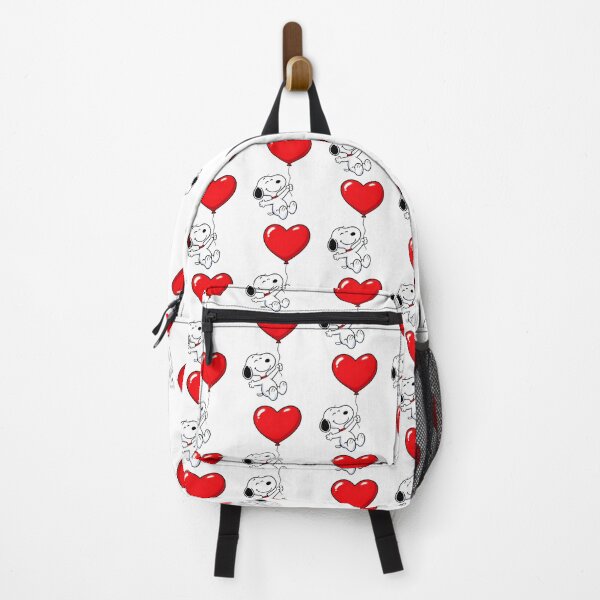 Item preview, Cute Snoopy Flying with Red Heart Balloon Illustration designed and sold by echohashtag.