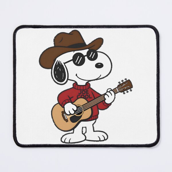 Item preview, Snoopy Playing Country Guitars Vintage Style Illustration designed and sold by echohashtag.
