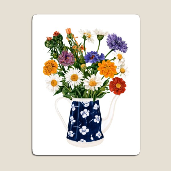 Item preview, FL0R4‑C4N B1L00M: The Pattern‑Pour Bouquet Running Full Garden‑Lore Drift designed and sold by Print Fiction.