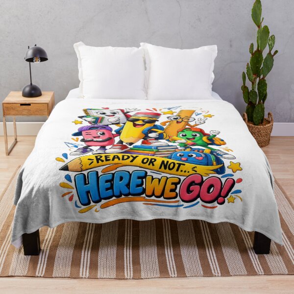 Item preview, Back to School Supplies – Ready or Not Here We Go! designed and sold by 4U---Store.