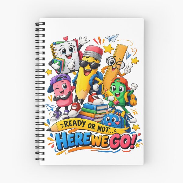 Item preview, Back to School Supplies – Ready or Not Here We Go! designed and sold by 4U---Store.