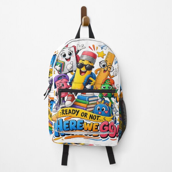 Item preview, Back to School Supplies – Ready or Not Here We Go! designed and sold by 4U---Store.