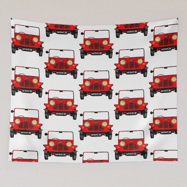 Item preview, Classic Vintage Mini Moke Pop Art Red designed and sold by uaidatherne.