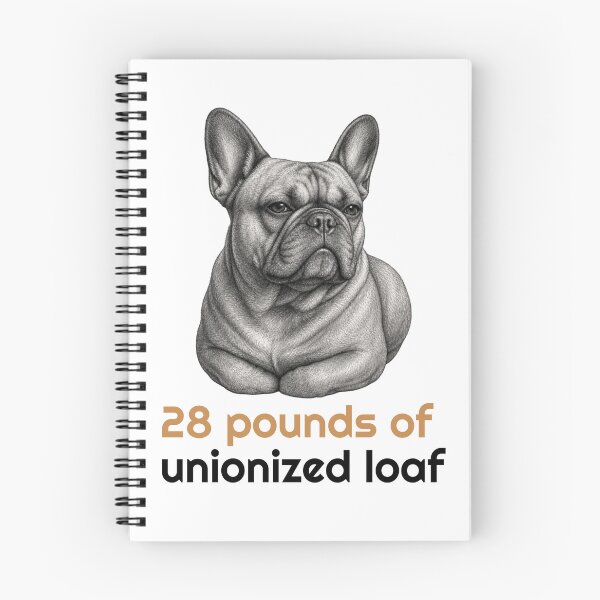 Item preview, Funny French Bulldog Sleeping Quote - Unionized loaf designed and sold by bluesquidink.