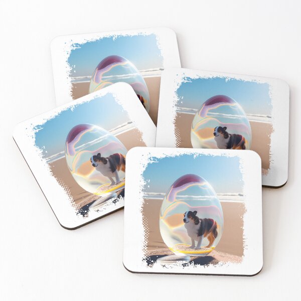 Item preview, Dog On The Beach Inside An Egg designed and sold by Jayne-eSiovbt.