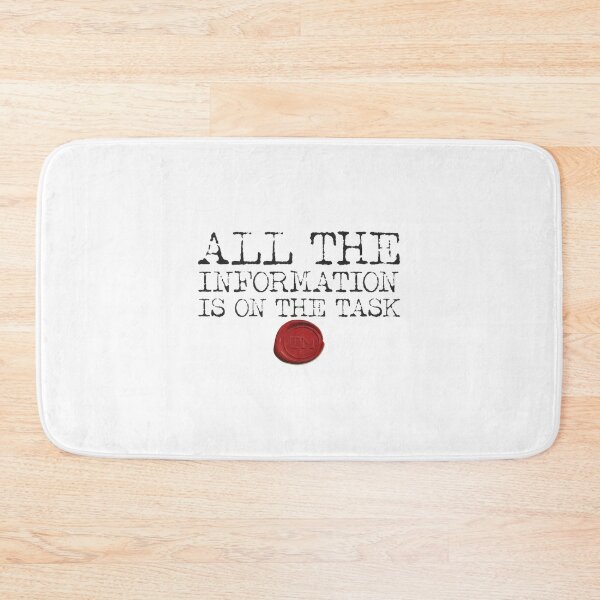 Item preview, All the Information Design - Minimalist Typography Artwork designed and sold by squaredesign.