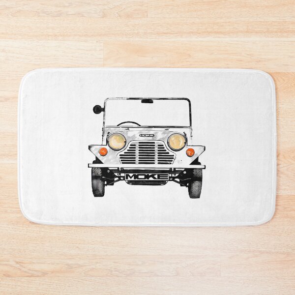 Item preview, Classic Vintage Mini Moke Pop Art White designed and sold by uaidatherne.