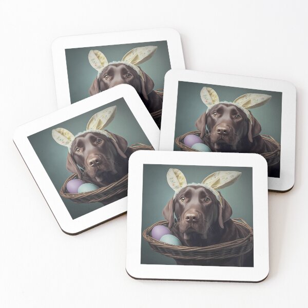 Item preview, Easter Chocolate Labrador designed and sold by Jayne-eSiovbt.