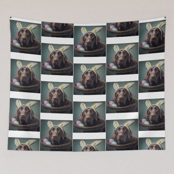 Item preview, Easter Chocolate Labrador designed and sold by Jayne-eSiovbt.