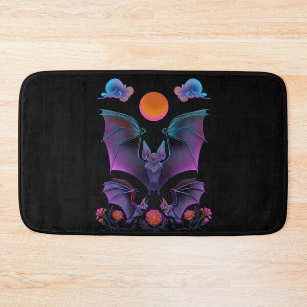 Item preview, Vampire Bat Flor de Muerto Halloween designed and sold by Konopikyu.
