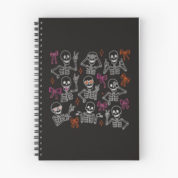Item preview, Funny Skeletons Ribbon Bows Halloween Poses designed and sold by Studio Bootleg.