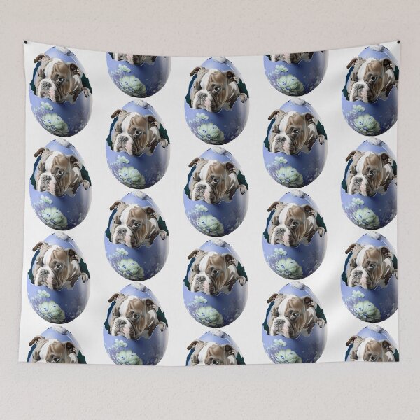 Item preview, Egg Pug Dog Dog In The Egg Sticker designed and sold by Jayne-eSiovbt.