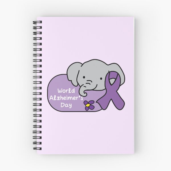 Item preview, World Alzheimer's day awareness cute kawaii elephant designed and sold by fluffyfamcraft.