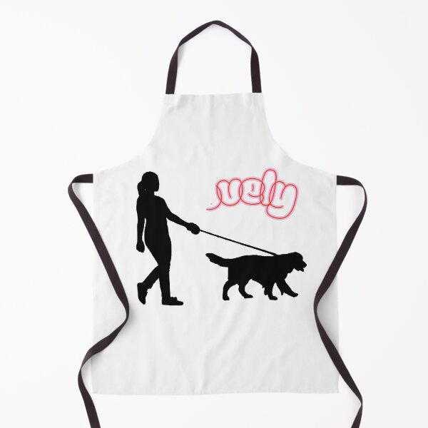 Item preview, Lovely Dog Walker Girl Silhouette Neon Pink Design designed and sold by Jani045.