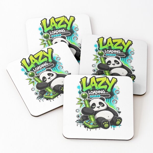 Item preview, Lazy Loading Panda Gamer Sticker | Funny Graffiti Gaming Animal Design designed and sold by Panom Suavichien.