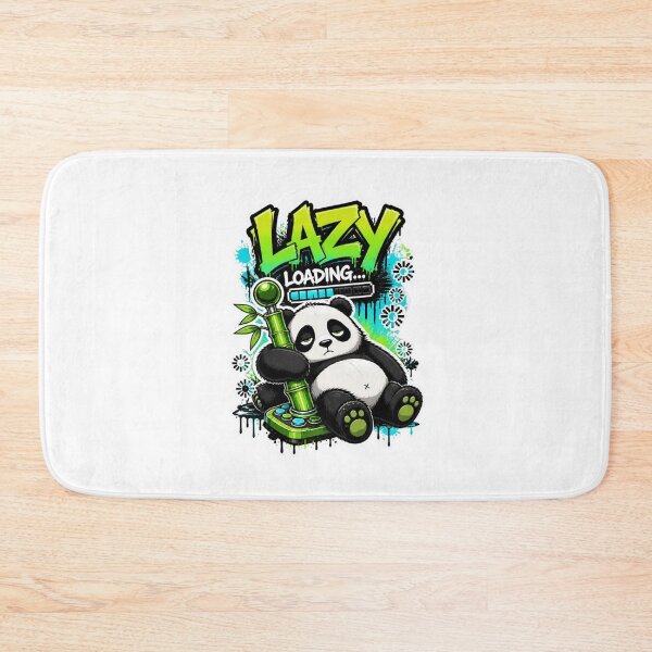 Item preview, Lazy Loading Panda Gamer Sticker | Funny Graffiti Gaming Animal Design designed and sold by Panom Suavichien.