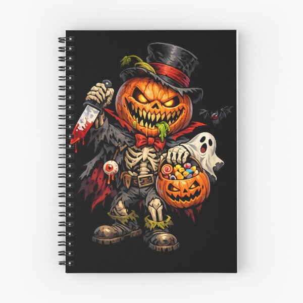 Item preview, Scary Pumpkin Pumpkinhead Halloween Skeleton Jack O Lantern designed and sold by Funnygiftsstudio .
