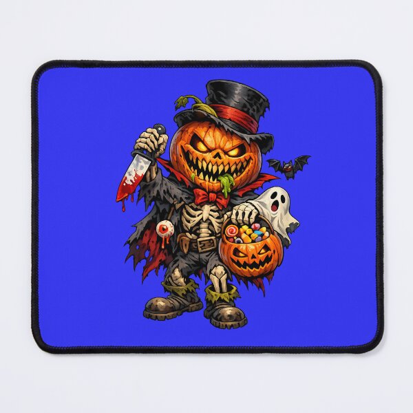 Item preview, Scary Pumpkin Pumpkinhead Halloween Skeleton Jack O Lantern designed and sold by Funnygiftsstudio .