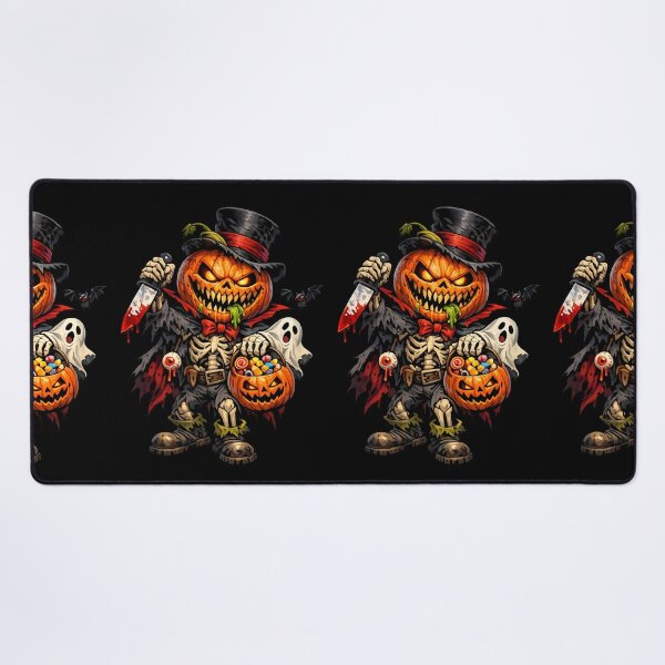 Item preview, Scary Pumpkin Pumpkinhead Halloween Skeleton Jack O Lantern designed and sold by Funnygiftsstudio .