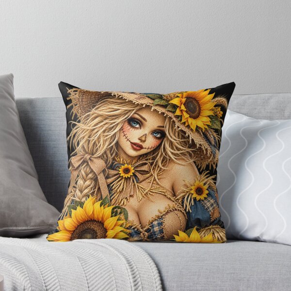 Item preview, Sunflower Scarecrow designed and sold by Jaenne.studio.