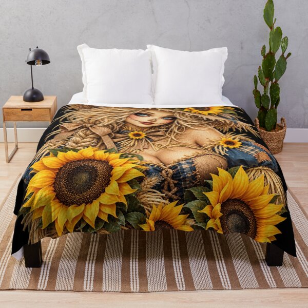 Item preview, Sunflower Scarecrow designed and sold by Jaenne.studio.