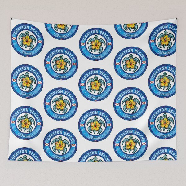 Item preview, Grayton Beach Florida Sea Turtle Hibiscus designed and sold by siaars-den.