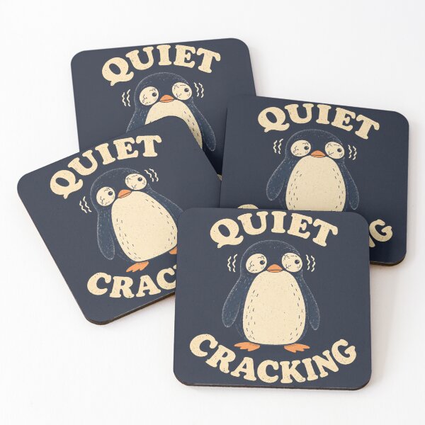 Item preview, Quiet Cracking Twitchy Eye Penguin Burnout designed and sold by Yellowriversss.