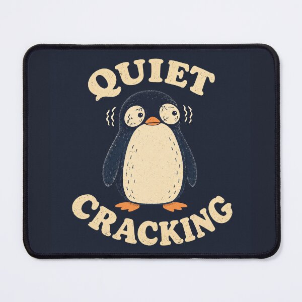 Item preview, Quiet Cracking Twitchy Eye Penguin Burnout designed and sold by Yellowriversss.