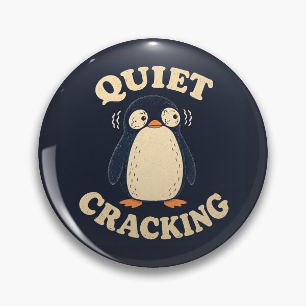 Item preview, Quiet Cracking Twitchy Eye Penguin Burnout designed and sold by Yellowriversss.