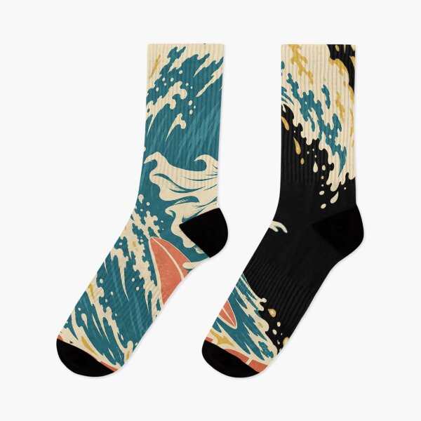 Item preview, Geisterküste – Retro Surfing Ghost Wave designed and sold by mnkyride.
