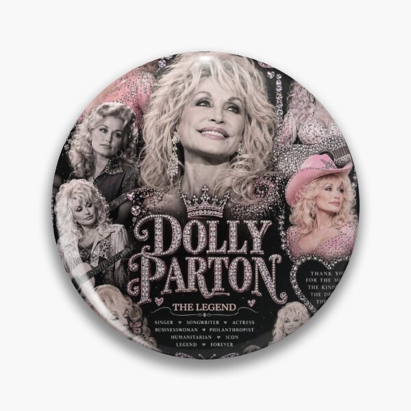 Item preview, Dolly Parton Pink Retro Collage Country Music Poster designed and sold by Vicky021.