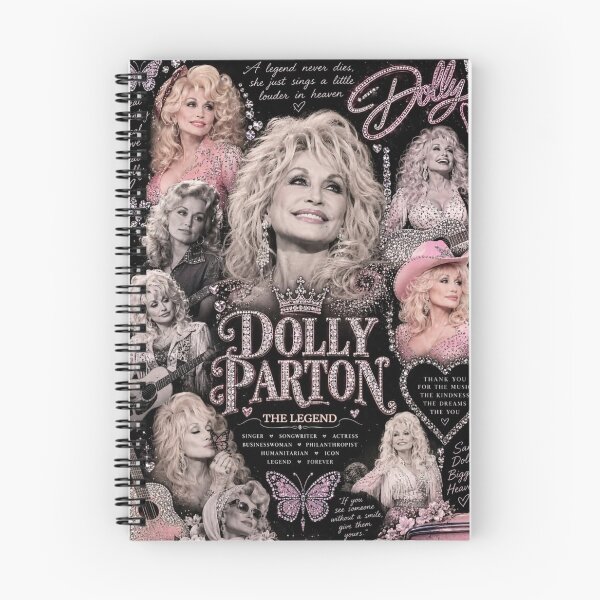 Item preview, Dolly Parton Pink Retro Collage Country Music Poster designed and sold by Vicky021.