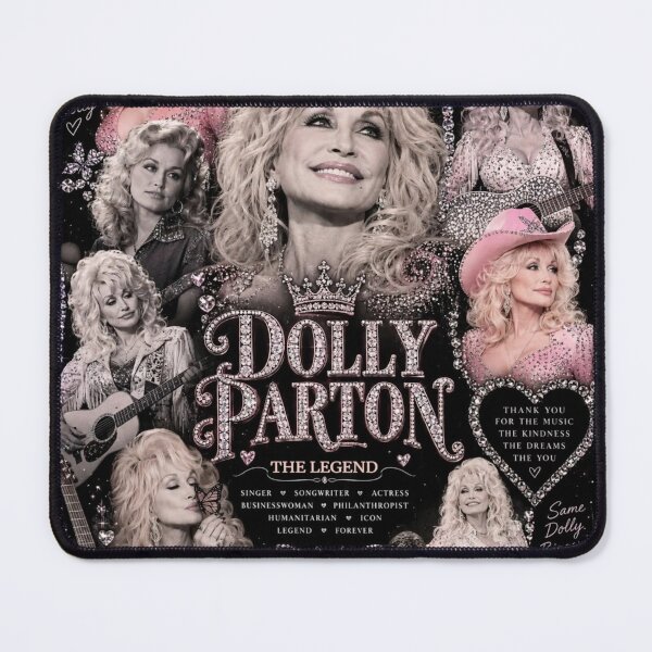 Item preview, Dolly Parton Pink Retro Collage Country Music Poster designed and sold by Vicky021.