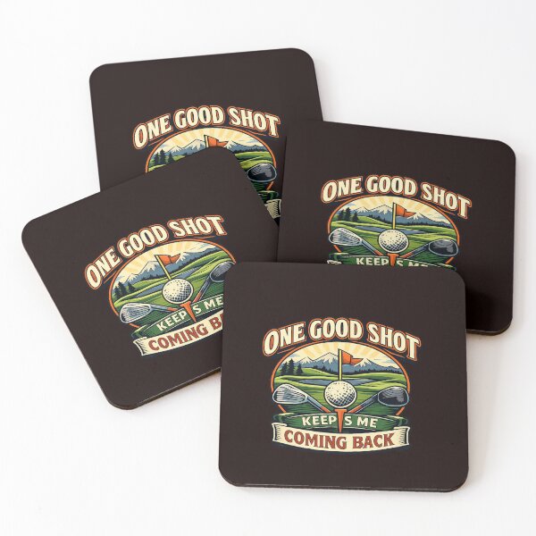 Item preview, One Good Shot Keeps Me Coming Back Funny Golf Saying designed and sold by Thanineemedia.