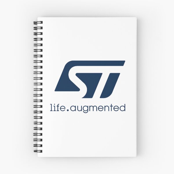 Item preview, STMicroelectronics Life Augmented Logo Vector isolated on Black Background designed and sold by lnpxrwa.