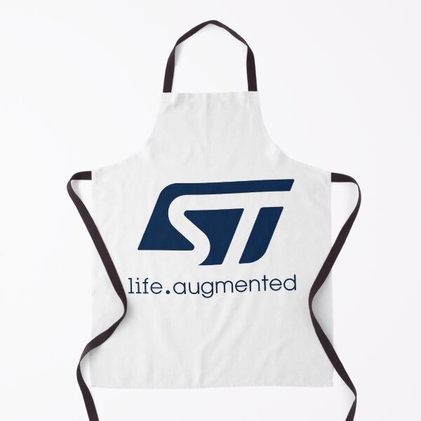 Item preview, STMicroelectronics Life Augmented Logo Vector isolated on Black Background designed and sold by lnpxrwa.