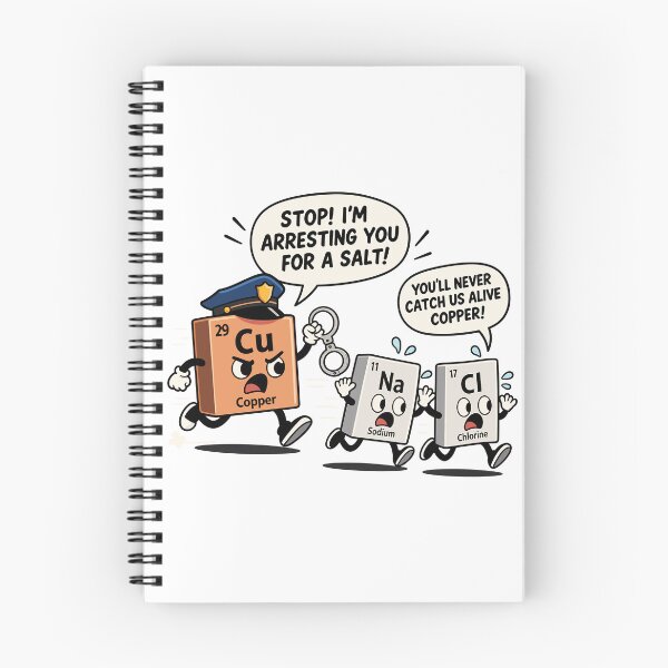 Item preview, Funny Copper and Salt Meme Chemistry Humor designed and sold by gordonbwyashop.