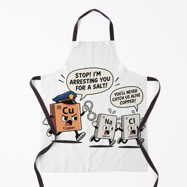 Item preview, Funny Copper and Salt Meme Chemistry Humor designed and sold by gordonbwyashop.