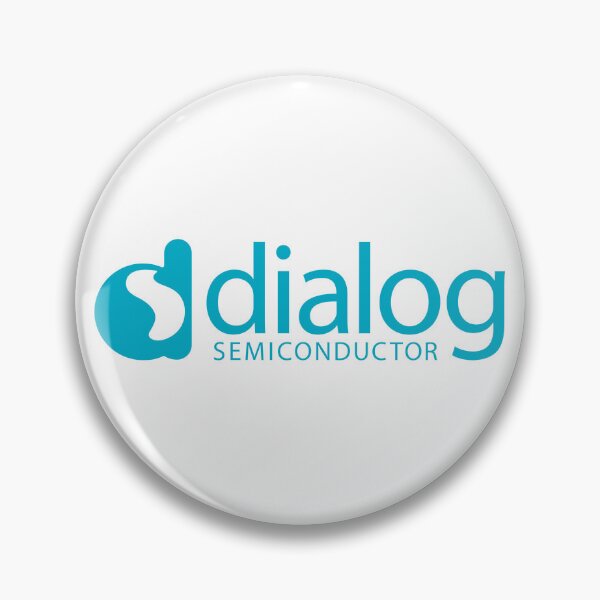 Item preview, Dialog Semiconductor Logo Vector isolated on Black Background designed and sold by lnpxrwa.