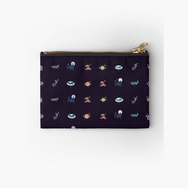 Item preview, Deep Sea Creatures Bioluminescent Ocean Micro Icon Seamless Pattern designed and sold by KungPowUnicorn.