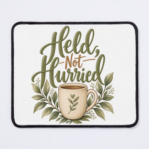 Item preview, Held Not Hurried Minimalist Faith Shirt designed and sold by FaithArt777.