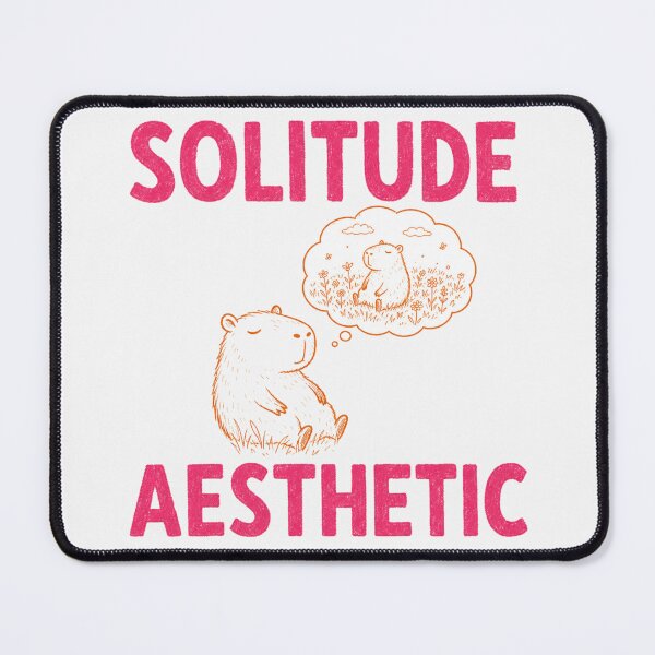 Item preview, Solitude Aesthetic Dreaming Capybara Flower Field designed and sold by Yellowriversss.