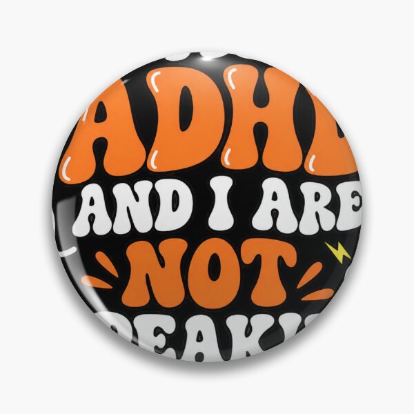 Item preview, My ADHD And I Are Not Speaking Right Now Funny Neurodivergent Quote designed and sold by mnkyride.